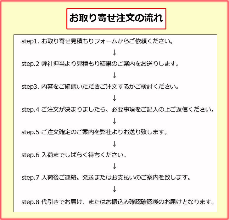 海外パーツお取り寄せします！